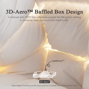 Couette en <span class=keywords><strong>duvet</strong></span> de luxe King Feathers Insert de couette moelleux pour hôtel avec liens 750 Puissance de remplissage Poids moyen pour toutes les saisons - Product Image 6