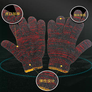 Guantes de Trabajo Resistentes para Hombre y Mujer, Guantes de Algodón Blanqueado al por Mayor, Guantes de Nailon Engrosados para la Industria de la Construcción - Product Image 2