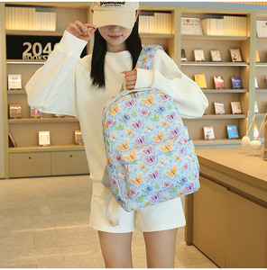 Wholesale Custom Girls Fashion Style School <b>Backpack</b> Set Waterproof Oxford Includes Zipper Lunch Bag Rucksack/Mochila/Sac Dos - Product Image 6
