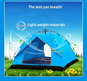 Tienda de Campaña Plegable Automática YG Easy Pump Up, Tienda de Campaña de un Toque para Acampar al Aire Libre, Senderismo, Pesca, <span class=keywords><strong>Sundome</strong></span>, Tienda de Campaña para 4 Personas - Product Image 5