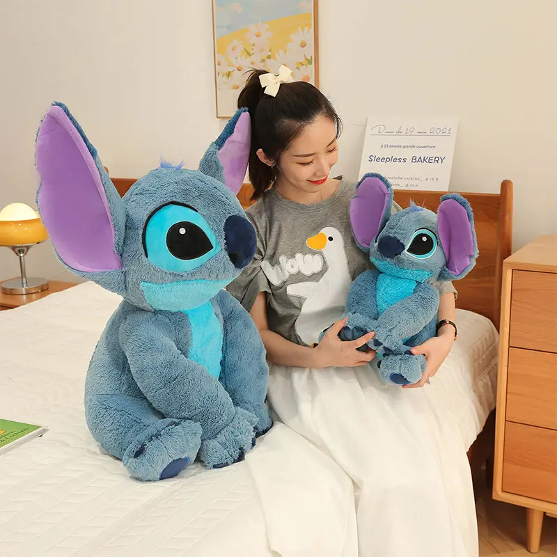 Best Selling Cartoon   Anime Peripherals Cute Stitch Plush Toys Stitch Star Baby Doll Children Ragdoll Toys