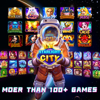 Starlight City Mobile Coin Pusher Fish Table Jeu en ligne 70+ poissons Multi-aptitudes Haut rendement Taux de gain réglable Multi-appareils Juwa