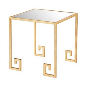 Convertible Extendable Iron Frame Glass Top Modern Design <b>Coffee</b> <b>Table</b> for Home Living Room Dining - Product Image 1