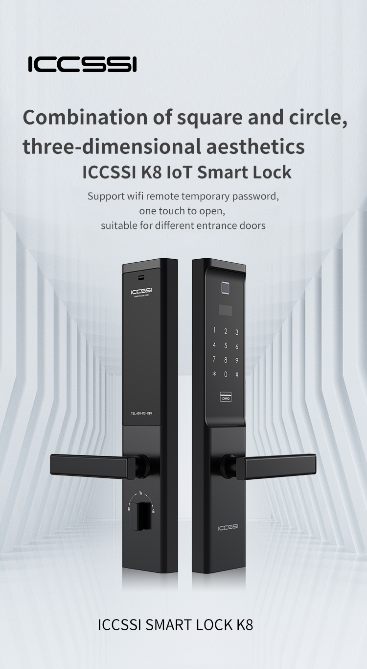 Khóa Cửa Vân Tay Thông Minh IccssI K8