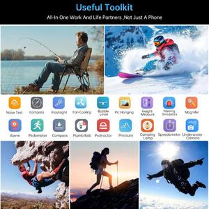 Nuovissimo serbatoio Unihertz 4 Pro proiettore visione notturna robusto telefono 16GB + 512GB 11600mAh batteria 5G telefono 8849 - Product Image 5