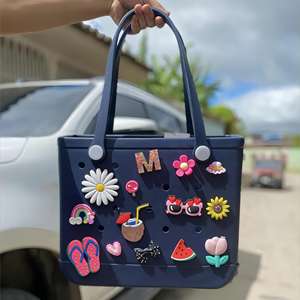 उपन्यास बड़े कस्टम रबर एवा बीच टोटे वाटरप्रूफ ठोस पूल रेत यात्रा हैंडबैग थोक के लिए बड़ी क्षमता तेंदुए प्रिंट - Product Image 1