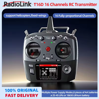 Transmisor RadioLink T16D de 16 Canales, Respuesta de 3ms, Resolución de 4096, Alcance de 4000m, Soporte ELRS Crossfire para Avión, Coche, Barco y Robot RC