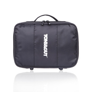 <b>Tool</b> Duffle <b>Bag</b> For Hairdressing Beauty Makeup Salon <b>Tools</b> Storage Handbag Black Top Handle - Product Image 4