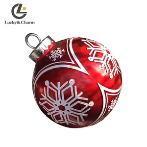 फैक्टरी कस्टम राल इनडोर विला क्रिसमस सजावट बड़ा बड़े हिमपात का एक खंड क्रिसमस गेंदों गहने