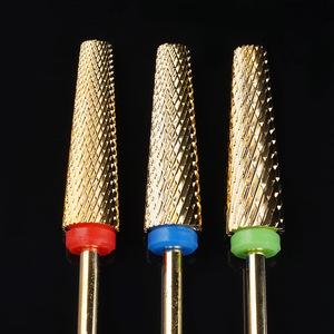 Super Long 5 in 1 Tapered Carbide Nail Drill Bit Cross Cut Tungsten E <b>File</b> Bit with Storage <b>Box</b> - Product Image 6