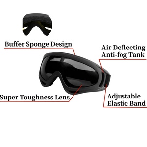 Nuevo producto, gafas de personalización para hombres, gafas de moto de cross de trabajo con estilo, gafas de seguridad con diseño de esponja <span class=keywords><strong>Buffer</strong></span> - Product Image 3