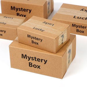 2022New Custom Logo Small Cardboard Packaging Shipping Boxes Corrugated Mystery Box For Packing Gift Product