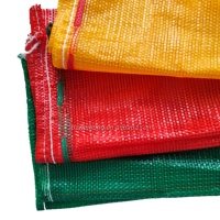 Hoge kwaliteit PP zak met trekkoord, Leno mesh, 60x90cm, 38g, heavy duty, op maat gemaakte kleur voor landbouwverpakkingen fruit