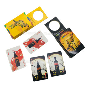 Tùy Chỉnh Mini Thân Thiện Với Môi Bền Hai Mặt Rượu Vang Theo Chủ Đề Chơi Thẻ Cho Sử Dụng Quảng Cáo Với Bao Bì OEM - Product Image 4