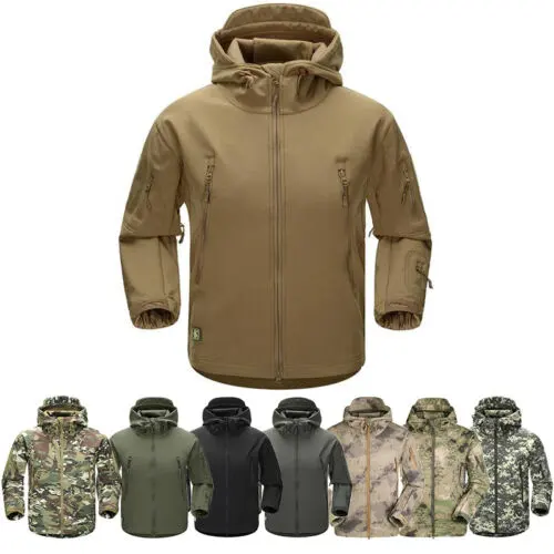 Tad alan ceket ordu üniforma aksesuarları siyah haki yeşil camo avcılık ceket toptan hoodie softshell camo ceket