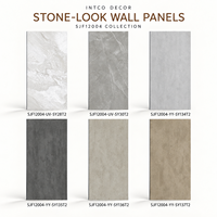 Panneau mural imperméable en feuille de marbre SPC UV, alternative, 1220x2440mm, pour la décoration murale intérieure