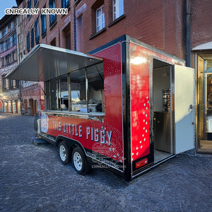 OEM Stainless Steel Foodcart Trailer Cart Coffee Mobile Food Vending Truck - Product Image 5