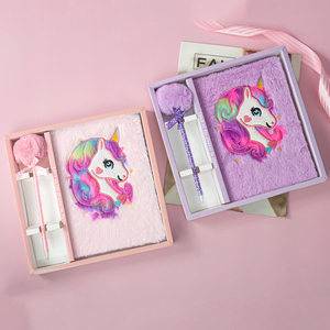 2020 New unicorn Cute Cartoon <strong>Kids</strong> <strong>Notebook</strong> and Plush <strong>Notebook</strong> <strong>for</strong> Student/school - Product Image 6