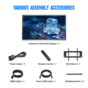 Panneau de conférence interactif avec caméra IA, écran partagé multi-écrans et prise en charge <span class=keywords><strong>OPS</strong></span> pour les réunions hybrides, les présentations, l'utilisation en classe - Product Image 3