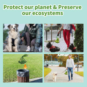 Doe Pet Wholesale Custom Printed Doggie Pet Poop EPI + HDPE sacchetti compostabili sacchetti per rifiuti di merda di cane sacchetto di <span class=keywords><strong>cacca</strong></span> di cane biodegradabile - Product Image 4