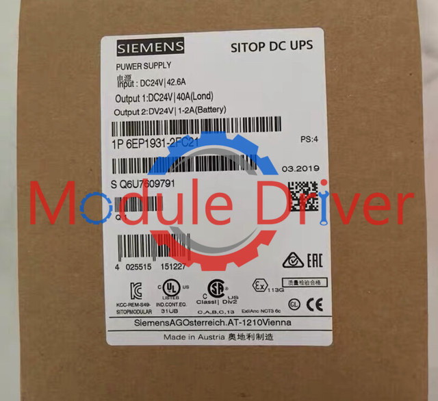 Original Brand New 6ep19312fc21 Sitop 24v40a Power for Plc