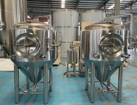 Fermenteur conique Cassman 500L, cuves de fermentation de bière avec enveloppe de refroidissement CCT, SUS304 avec couche d'isolation