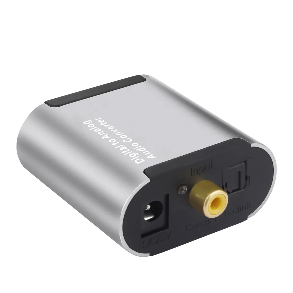 Luckyytcg — convertisseur numérique SPDIF optique vers analogique L/R RCA, adaptateur Jack de 3.5mm, Audio numérique vers analogique