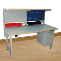Tables de travail industrielles pour ligne de production Leenol, banc de travail ESD