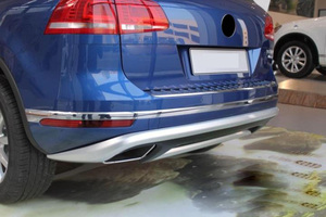 Kit Carrozzeria all'Ingrosso, Protezioni Paraurti per <span class=keywords><strong>Volkswagen</strong></span> <span class=keywords><strong>Touareg</strong></span> 2011-2015 2016-2019, Protezione Paraurti Anteriore e Posteriore - Product Image 5