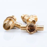 Raccords à sertir PEX et plomberie PEX avec raccord en laiton forgé PEX en forme de T mâle
