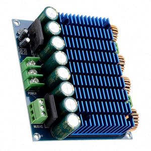 Yeni tda4th 4th IC 420W * 2 Ultra yüksek güç sınıfı D çift kanal dijital elektrikli ses yükseltici kurulu XH-M252 tda4th 4th 420W - Product Image 6