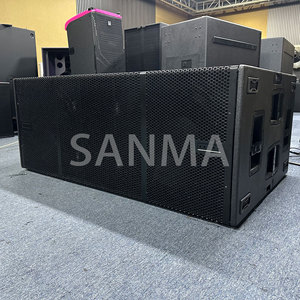 Caisson de basses actif VIO S218 double 18 pouces avec woofer néodyme 18 pouces, basses puissantes, système audio passif/actif, équipement audio DJ - Product Image 3