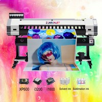 Impresora de Gran Formato con Tinta Solvente en China, Impresora de Sublimación I3200, Máquina de Impresión de Pancartas con Tinta Ecológica en Venta