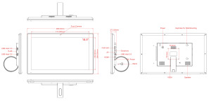 OEM Tablet PC <span class=keywords><strong>Android</strong></span> 18.5 inci, Tablet PC layar sentuh kapasitif WIFI 5G FHD 1080P 18.5 inci - Product Image 4