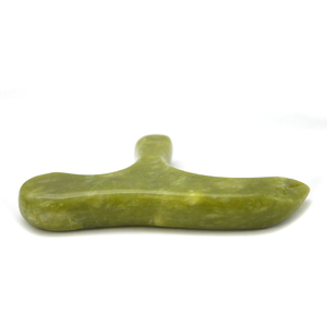 Herramientas de masaje de acupuntura corporal Jade Guasha Xiuyan raspador para acupresión <span class=keywords><strong>shiatsu</strong></span> reflexología tailandés y terapias de meridianos Gua Sha - Product Image 5