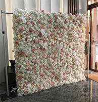 Panneau floral artificiel LEXI fait main 3D 5D en soie pour mur de fleurs, toile de fond de mariage, décoration événementielle personnalisée réutilisable, remise de diplôme