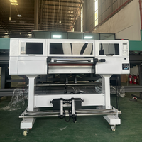 60cm A1 rol Printer Dtf UV untuk rol pencetak Label stiker kristal pencetak Film DTF UV dengan mesin cetak Laminator UV DTF
