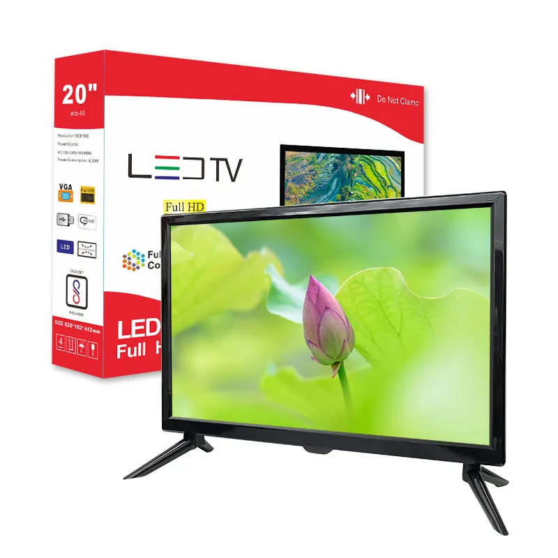 टेलीविजन कारखाने ने टीवी 24 इंच 1080 पी छोटे आकार के एलसीडी टीवी को मध्य पूर्व बाजार में पेश किया