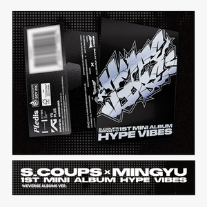 KPOP SEVENTEEN SCOUPS X MINGYU 1er Mini Álbum HYPE VIBES Weverse Oficial Bluewave CD Coleccionable Regalo Musical - Product Image 4