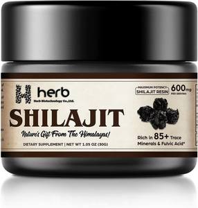 Résine de Shilajit Pur de l'Himalaya en Marque Blanche ODM/OEM, Complément Enzymatique avec Acide Fulvique et Plus de 85 Oligo-éléments pour Hommes et Femmes - Product Image 1