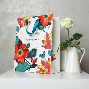 Borsa di Carta Ecologica Personalizzata di Alta Qualità con Manici a Nastro <span class=keywords><strong>per</strong></span> Boutique/<span class=keywords><strong>Negozi</strong></span> di Regali - Product Image 5