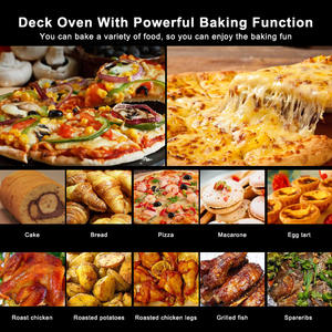 Four à <span class=keywords><strong>gaz</strong></span> à double pont personnalisé Four électrique industriel <span class=keywords><strong>Gdo</strong></span>-24L à 4 étages et 6 plateaux Four de boulangerie commercial à terrasse pour pain - Product Image 5