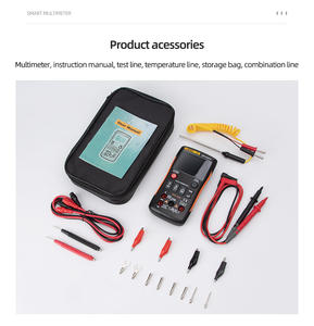 Q1 Digitalmultimeter 9999 Analogtester REAL RMS Professionelles Multimeter DIY Transistor-Kondensator-NCV-<span class=keywords><strong>Tester</strong></span> LCR-Messgerät - Product Image 2