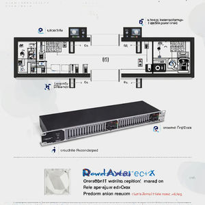 Équipement de sonorisation audio professionnel GAX-EQ215 Égaliseur graphique 31 bandes de haute qualité avec enregistrement de microphone - Product Image 3