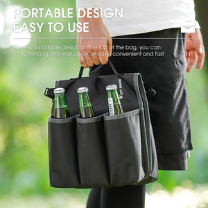 WEST BIKING 2L 600D PVC <strong>Bike</strong> Pannier Bag 6 <strong>Pockets</strong> Thermal Cold Insulation Bicycle Rear Seat Bag for Road Mountain <strong>Bike</strong> - Product Image 5