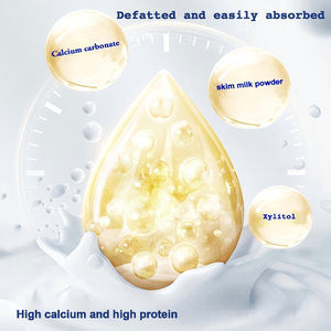 Lait en poudre écrémé enrichi en calcium 600g |   Poudre de lait en vrac, fabrication directe d'usine, OEM, ODM, personnalisée - Product Image 3