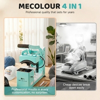 Máquina de Sublimación Semiautomática 4 en 1, Prensa de Transferencia de Calor para Gorras, Tazas, Camisetas, Logotipos, Bolígrafos, Personalización Digital Combinada