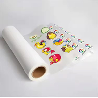 Film DTF à pelage à chaud de type économique à prix réduit, nouveau modèle, rouleau PET 60 cm, films DTF pour impression par transfert thermique sur t-shirts