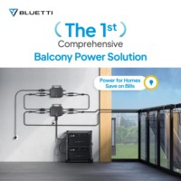 Système d'alimentation de panneau solaire de balcon 400W/600W/800W avec batterie Micro onduleur certifié EU Plug Play économie d'énergie pour un usage domestique