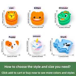 Porte-clés Fidget Switch de Clavier Imprimé en 3D, Jouet Clic Clic Amusant, Modèle Cartoon Axis, Anti-stress, Vente en Gros pour Stands de Rue - Product Image 2
